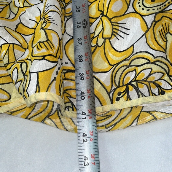 Women’s GNW DRESS Yellow Floral Pattern, Size 14 Zip Up, Very Comfortable - Picture 11 of 11